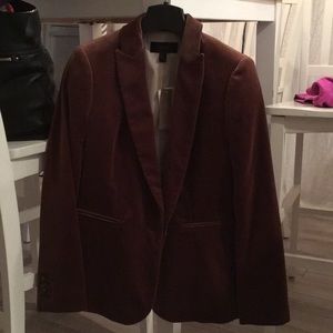 Parke blazer in velvet - j.crew size 4